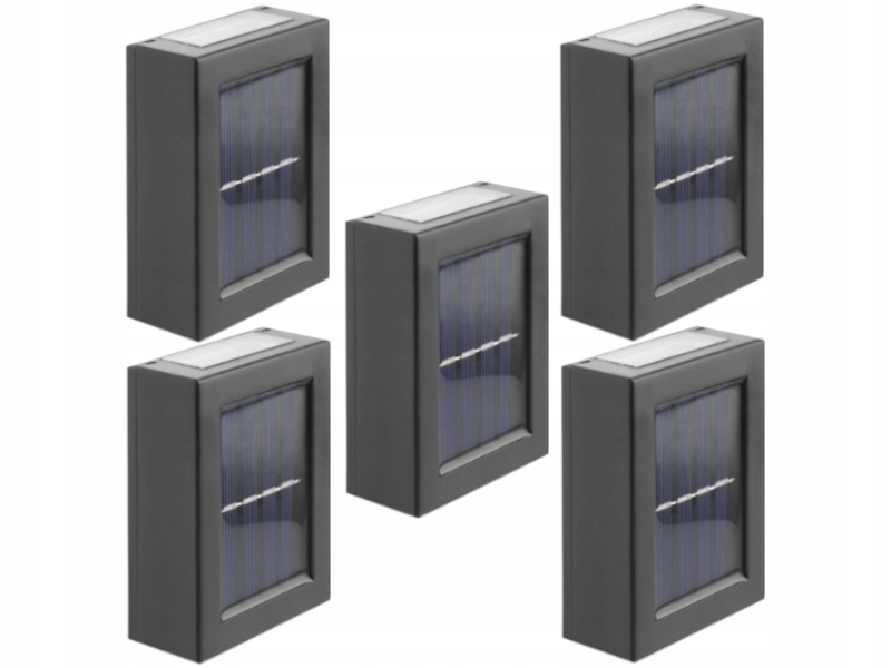 

5x Lampa Solarna Tarasowa Led Czujnik Dzień/Noc