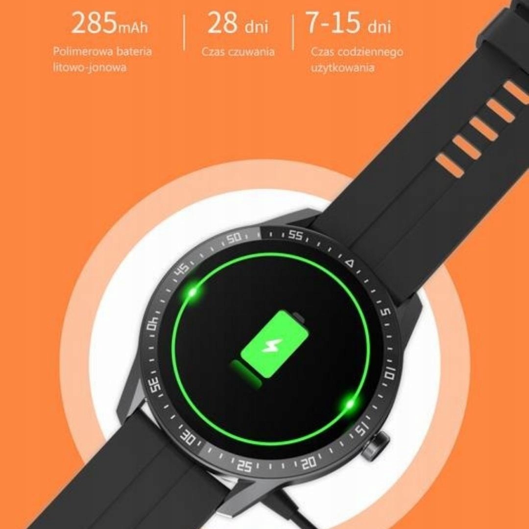 SMARTWATCH MĘSKI G. ROSSI ZEGAREK SPORTOWY TĘTNO Kompatybilność systemowa Android iOS