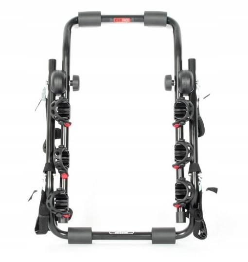 Uchwyt bagaznik rowerowy na klape na 3 rowery Color black