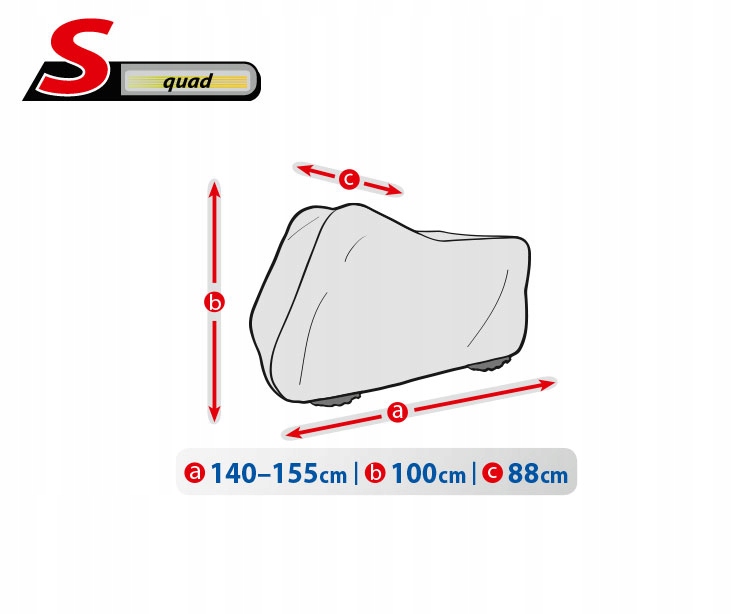 Pokrowiec na Quad rozmiar S 140 -155 cm EAN (GTIN) 5904898505928