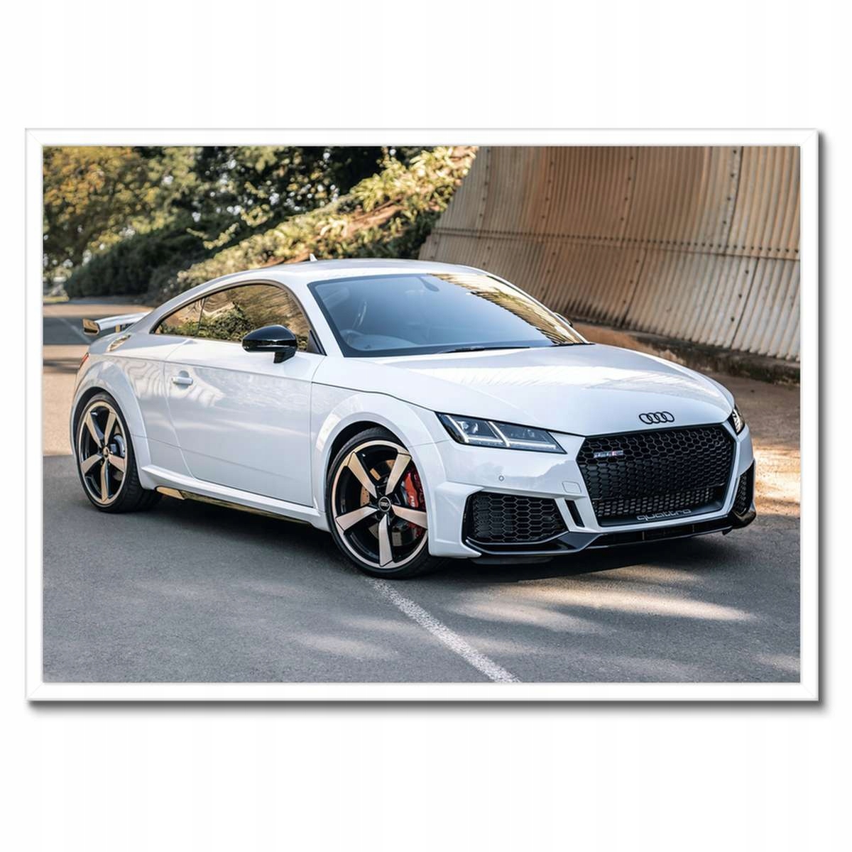 Plakáty v rámu 70x50 Bílé Audi Quattro Tt Rs