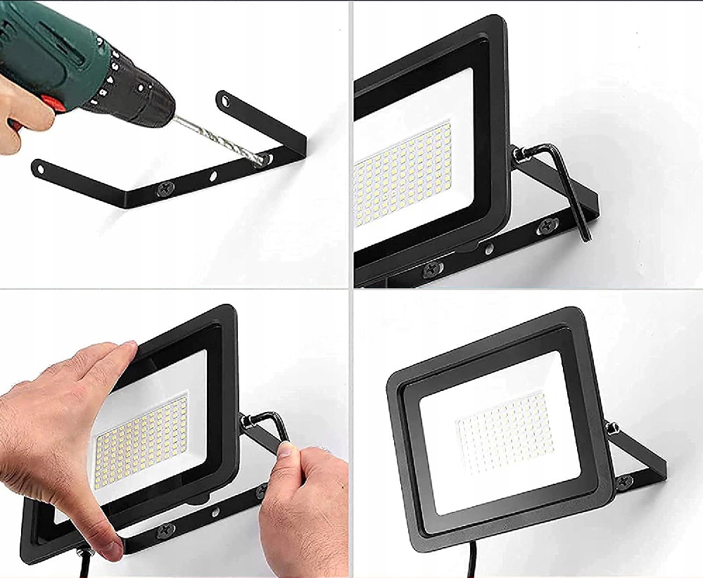 Halogen Naświetlacz LED z Czujnikiem ruchu 50W PI Źródło światła LED