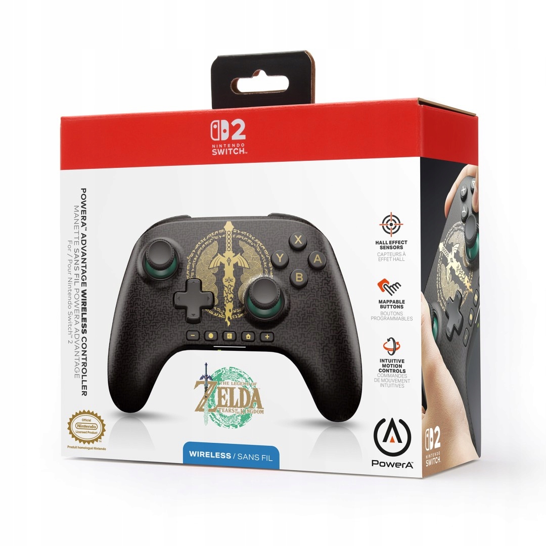 PowerA SWITCH2 Bezdrátový ovladač Advantage Zelda Zničený Master Sword
