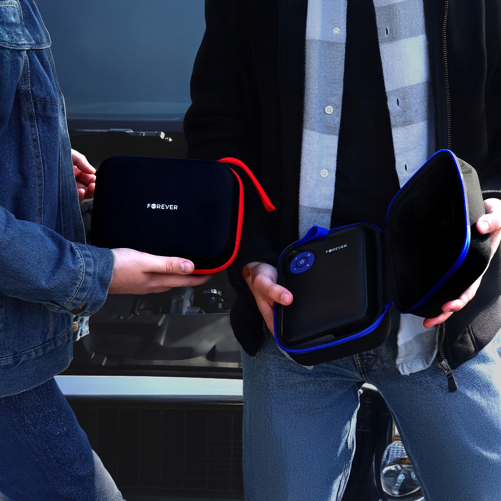 Forever jump starter 4w1 JS-400 7200mAh czarno-niebieski Pojemność akumulatora 7 mAh