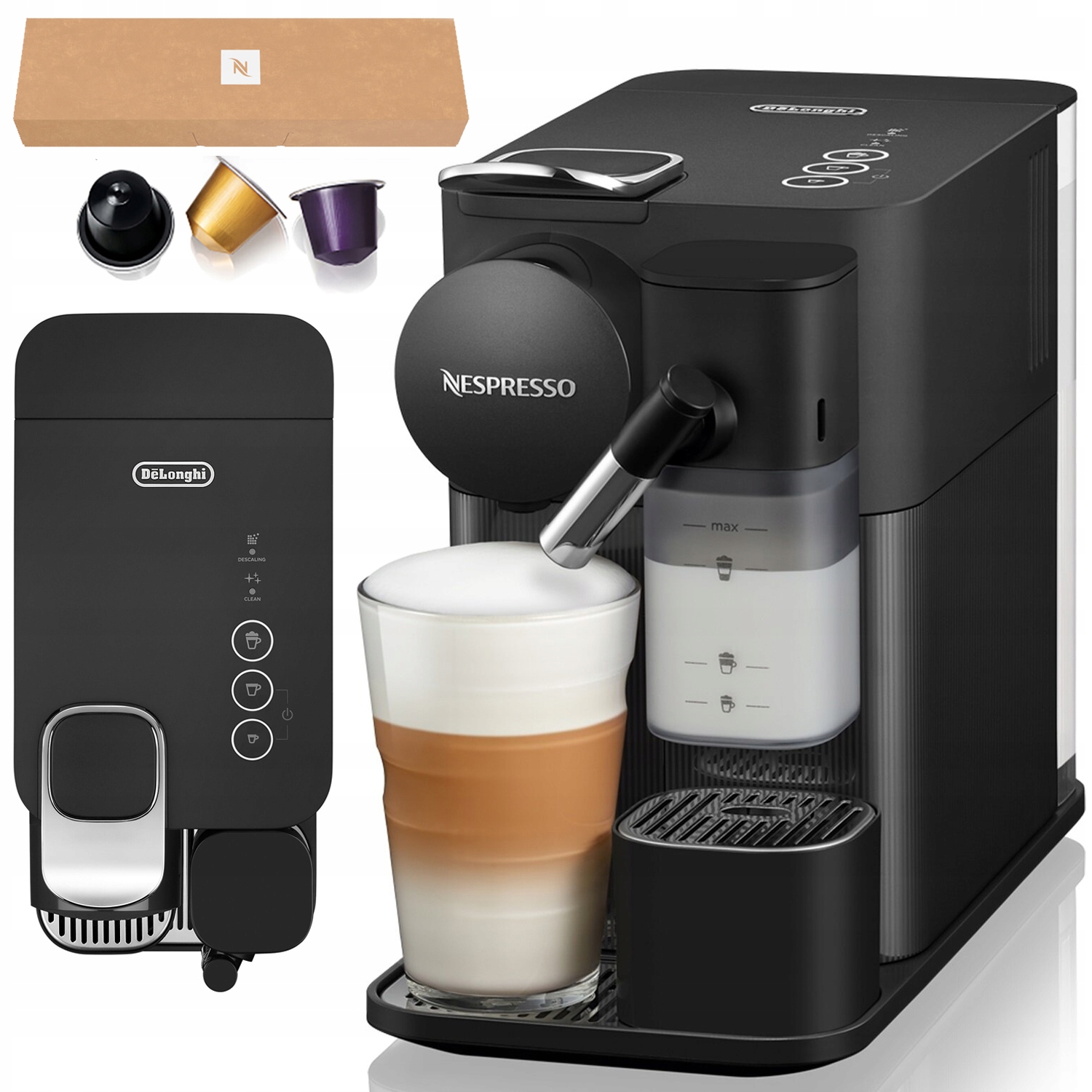Kávovar na kapsle Nespresso DeLonghi EN510.B Latissima One
