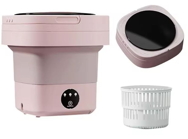 Przenośna Mini Pralka Składana Podróżna Automatyczna Turystyczna 2KG 11L