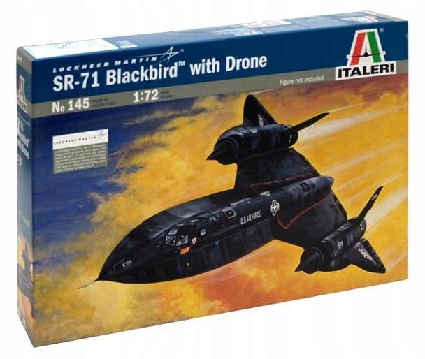 1:72 Sr71 Blackbird s dronem