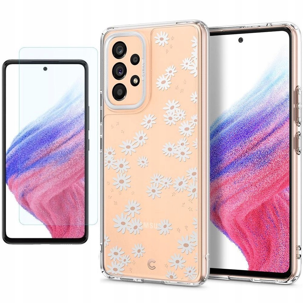 

Etui Szkło do Samsung Galaxy A53 5G, Spigen Kwiaty