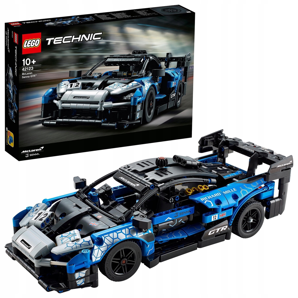 Lego Mlaren Senna Technic Auto Hračková Sada Kostek Pro Děti