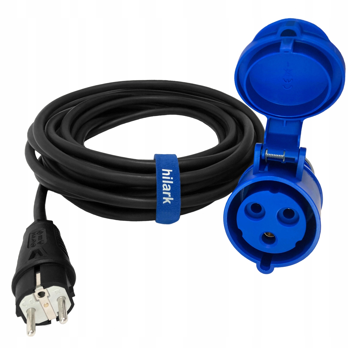 Predlžovací Kábel gumový adaptér H07RN-F 3x1,5 Camping zásuvka Cee 45 m