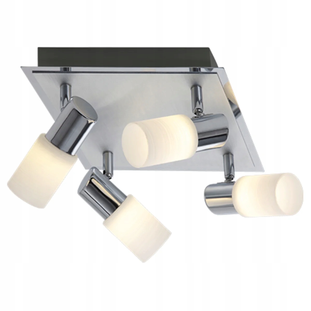 Stropný reflektor Clapton strieborný Trio
