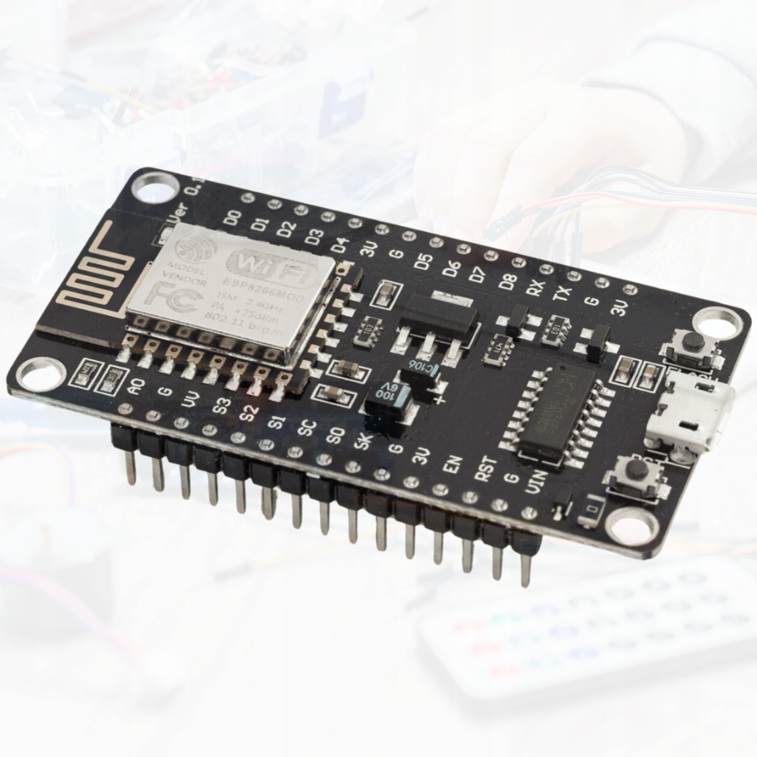 Moduł WiFi ESP8266 NodeMCU V3 zgodny z ARDUINO | micro usb | antena na pcb Producent MSALAMON