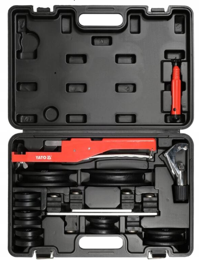 YATO YT-21847 GIĘTARKA KUSZOWA DO RUR 6, 8, 10, 12, 16,19,22 mm MAX KĄT 90°