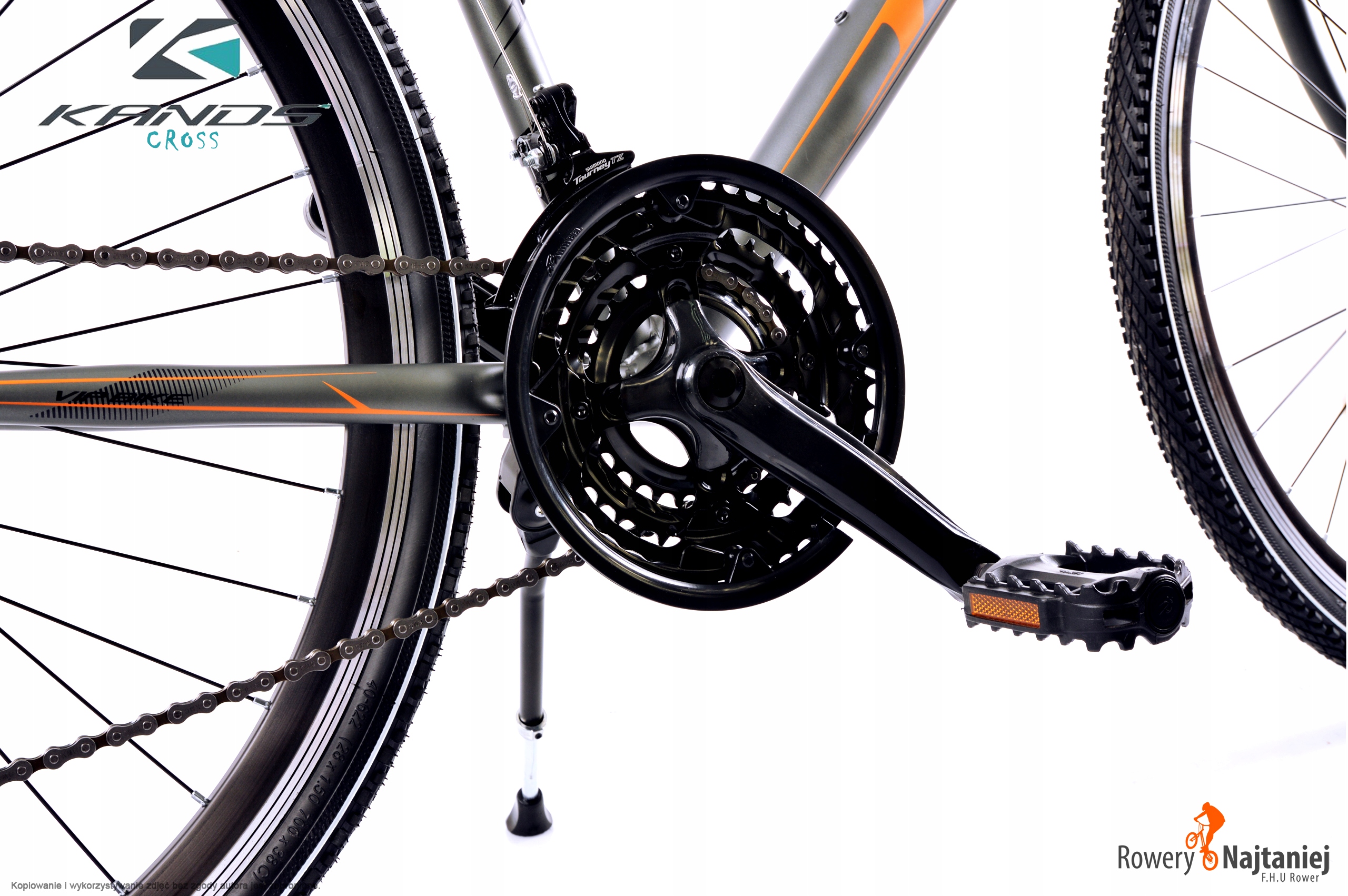 ROWER MĘSKI VIP BIKE CROSS 700 SZT M19 czar-nieb Amortyzacja brak