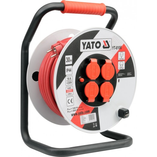 Yato Prodlužovací Kabel Bubnový 3X2,5 30 M Yato YT-8106
