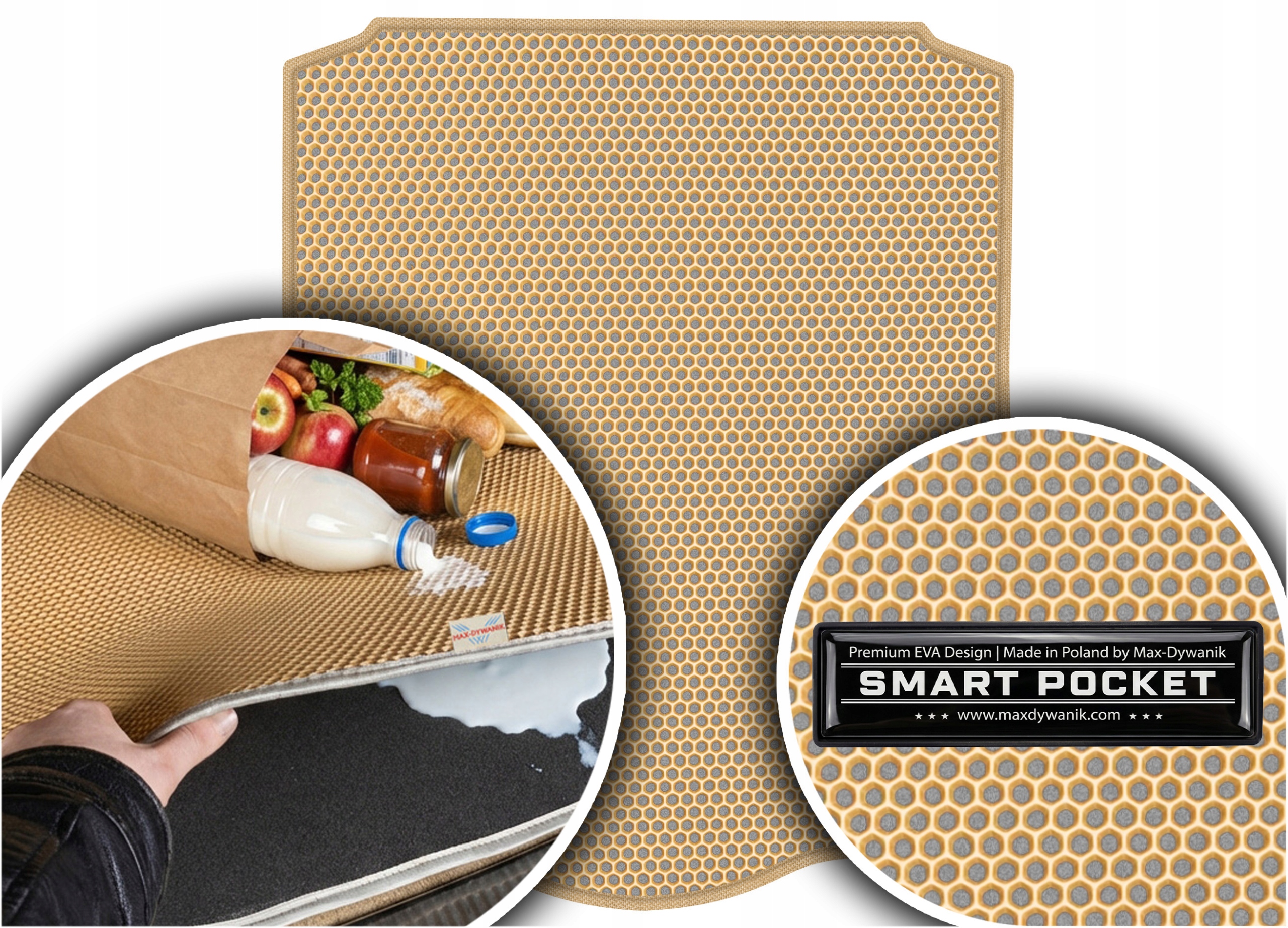 Lexus Is III EX30 Sedan od roku 2021 Vložka do zavazadlového prostoru Eva Smart Pocket Béžová