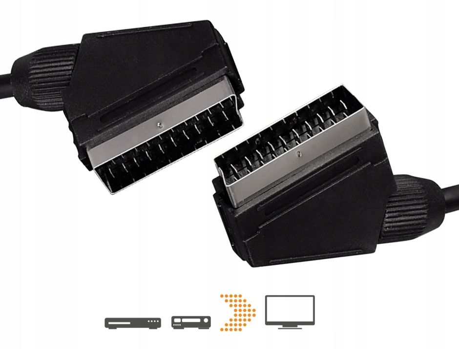 Hama KABEL SCART do DVD projektora 1,5m koszowy Kod producenta 205081