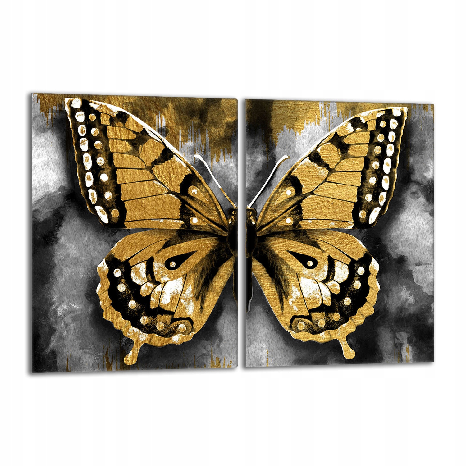 Skleněná ochranná deska na sporák 2x40x52 Motýl do kuchyně