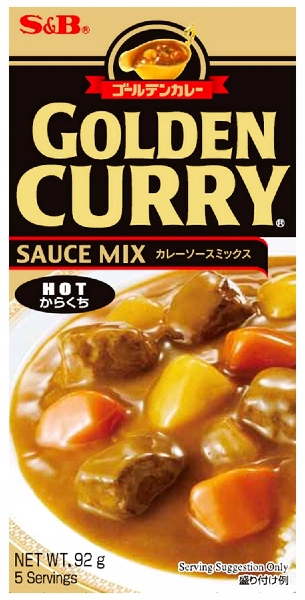 

Golden Curry Hot (ostre) 92g S&b danie w 30min