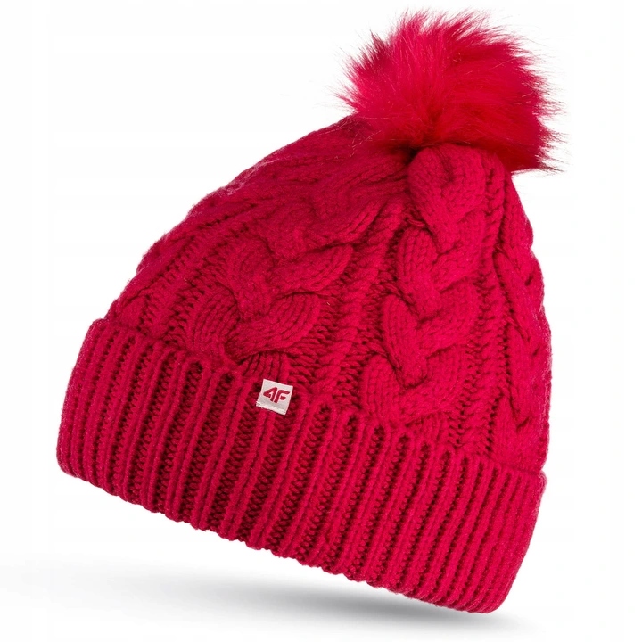 

4F HJZ20-JCAD004 Czapka Dziecięca Zimowa Fuksja