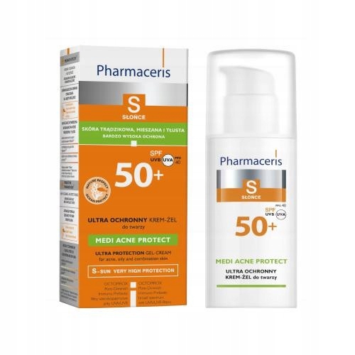Pharmaceris S medi acne protect SPF50+ krem, 50ml