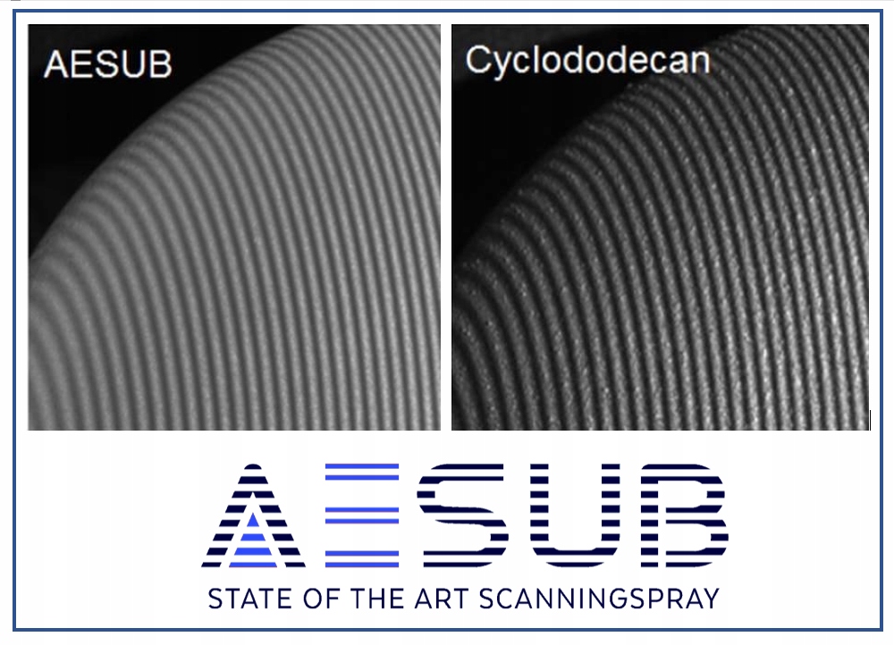 Spray do skanowania 3D, matowienia AESUB white - 1 szt Waga produktu z opakowaniem jednostkowym 0.4 kg