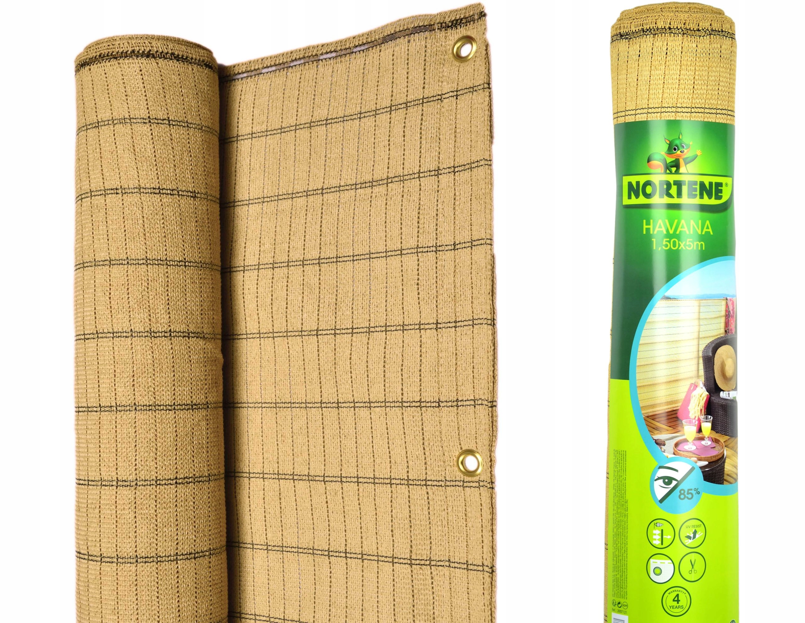 

Osłona na Płot Bramę Ogrodzenie Tkana Beżowa 1,5x5