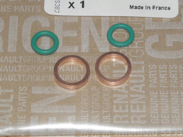 ORINGI PRZEWODU ZASILANIA TURBINY 1.9 DCI RENAULT Numer katalogowy części 7701471140