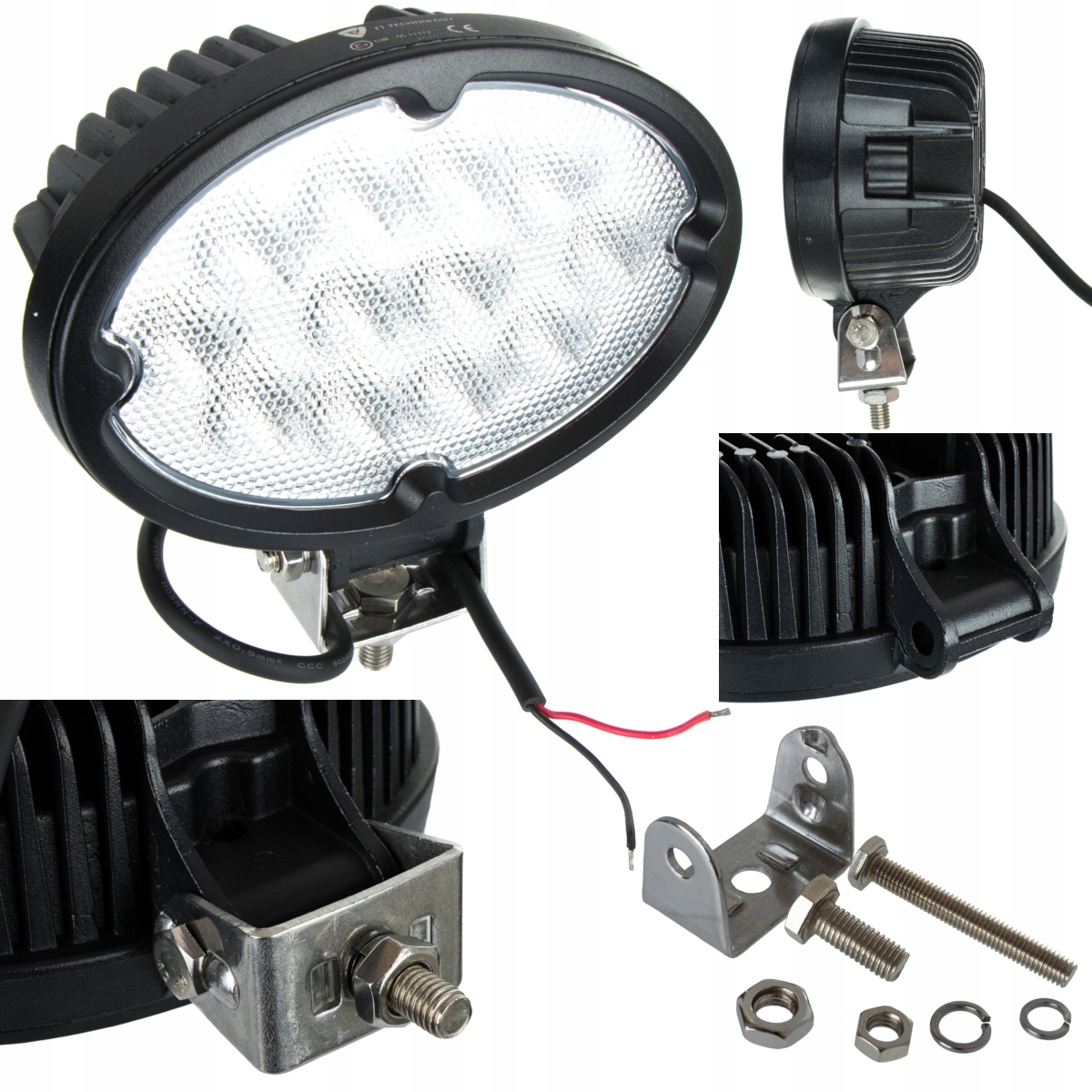 TT.13236F - Галогенна робоча лампа 12V 24V Led 36w овальна