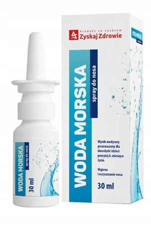 

Woda morska spray do nosa 30 ml Zyskaj Zdrowie