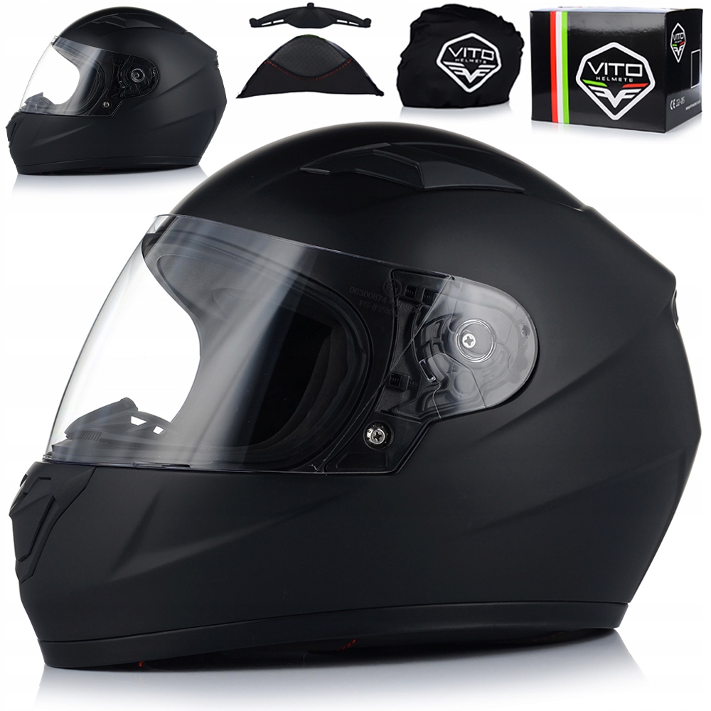 Detská Motocyklová Prilba Vito Bambino Matt Integrálna Detská Yxl