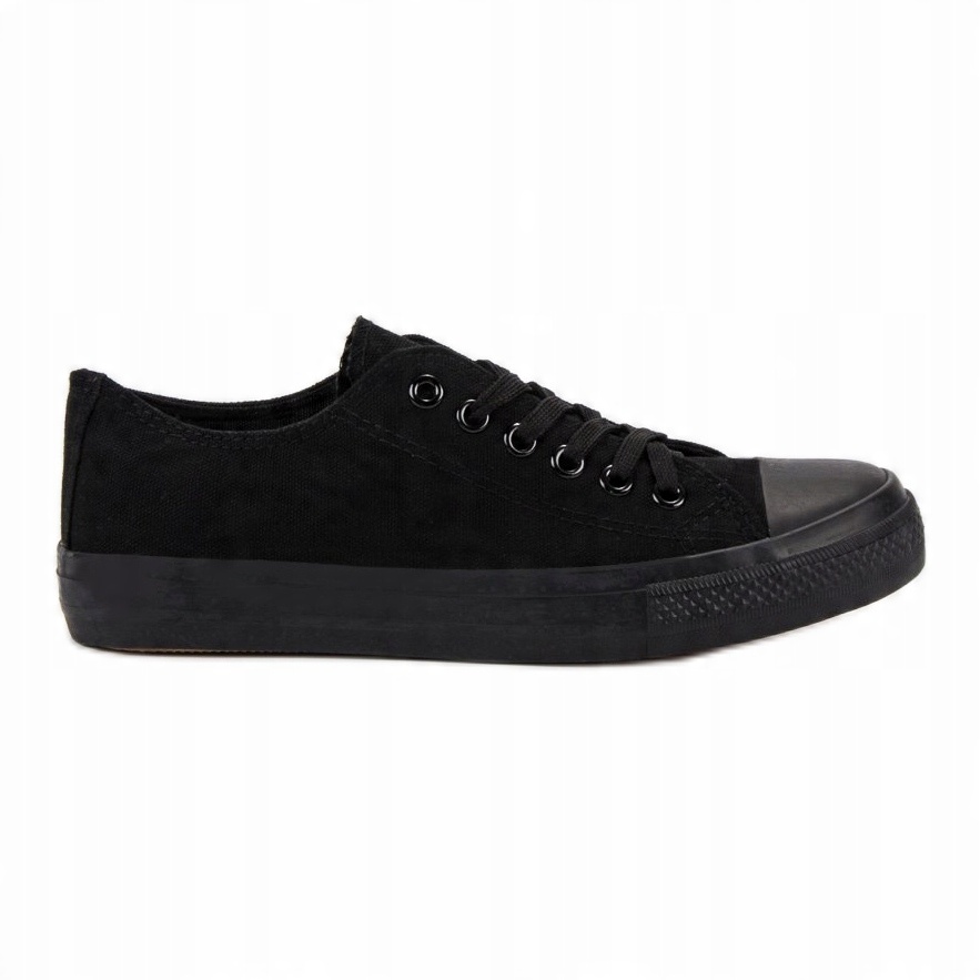 

Czarne Tkanina Buty Trampki J. Star r.37