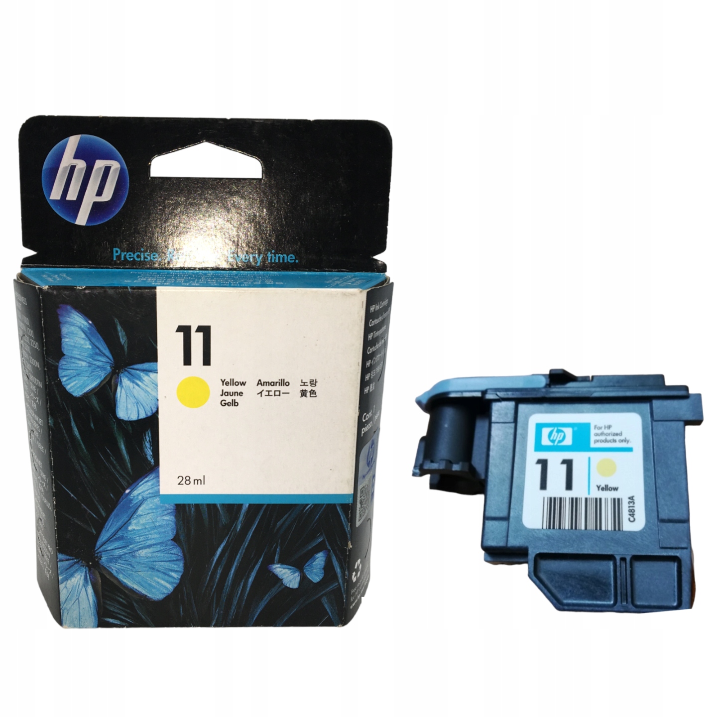 Головка HP c4813a желтая