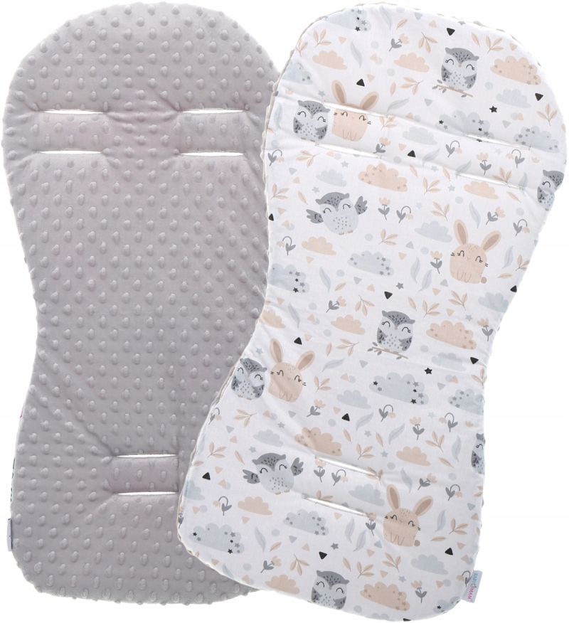 WKŁADKA DO WÓZKA SPACERÓWKI MINKY BAWEŁNA DWUSTRONNA BABYMAM