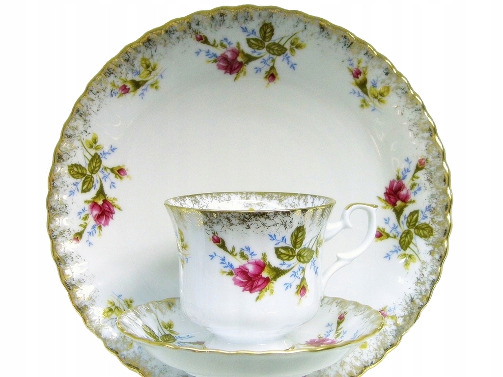 001 MASELNICA Róża Złota IWONA CHODZIEŻ PORCELANA MALCER Marka PPH MALCER