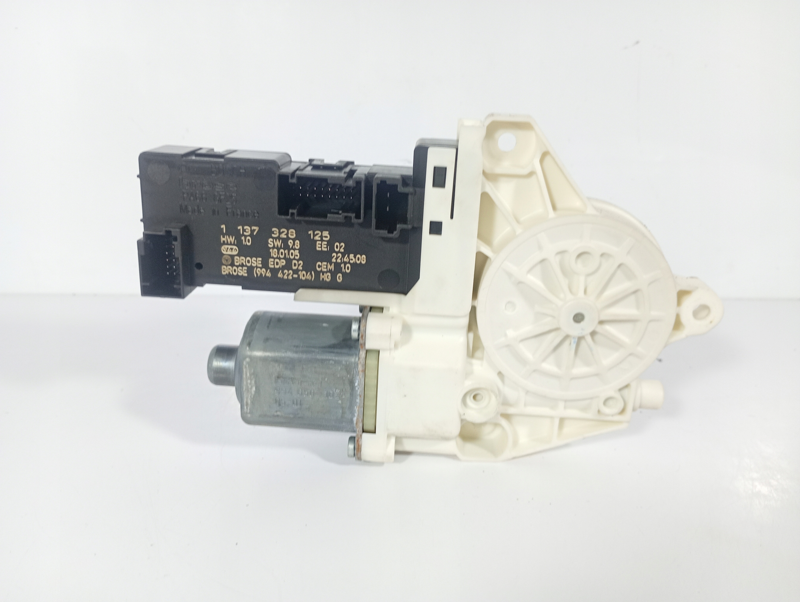 Peugeot 407 04-11 mini motor engine windows left front OE 1137328125
