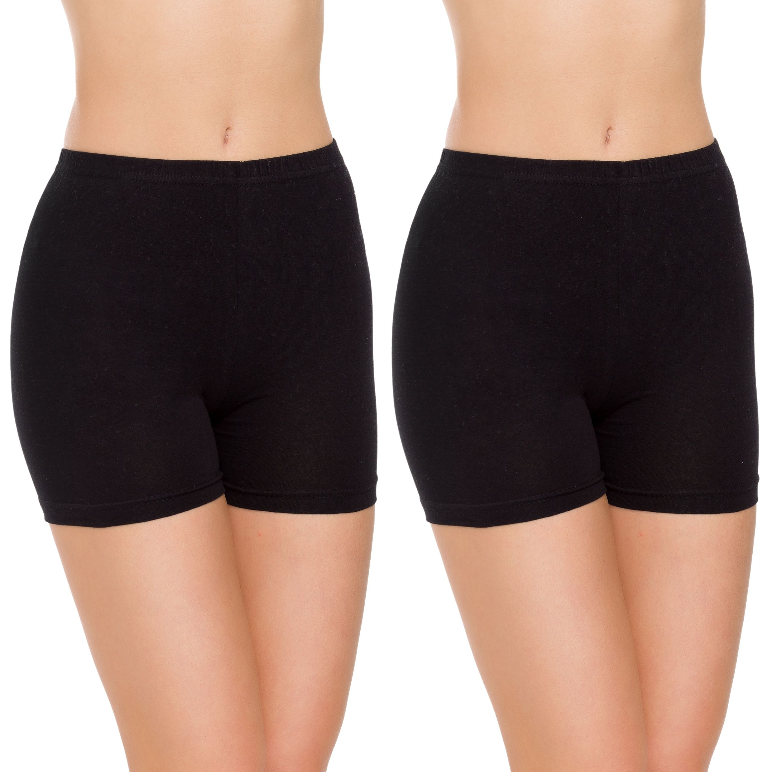 

Dwupak Damskich Bawełnianych Szortów Legginsy S