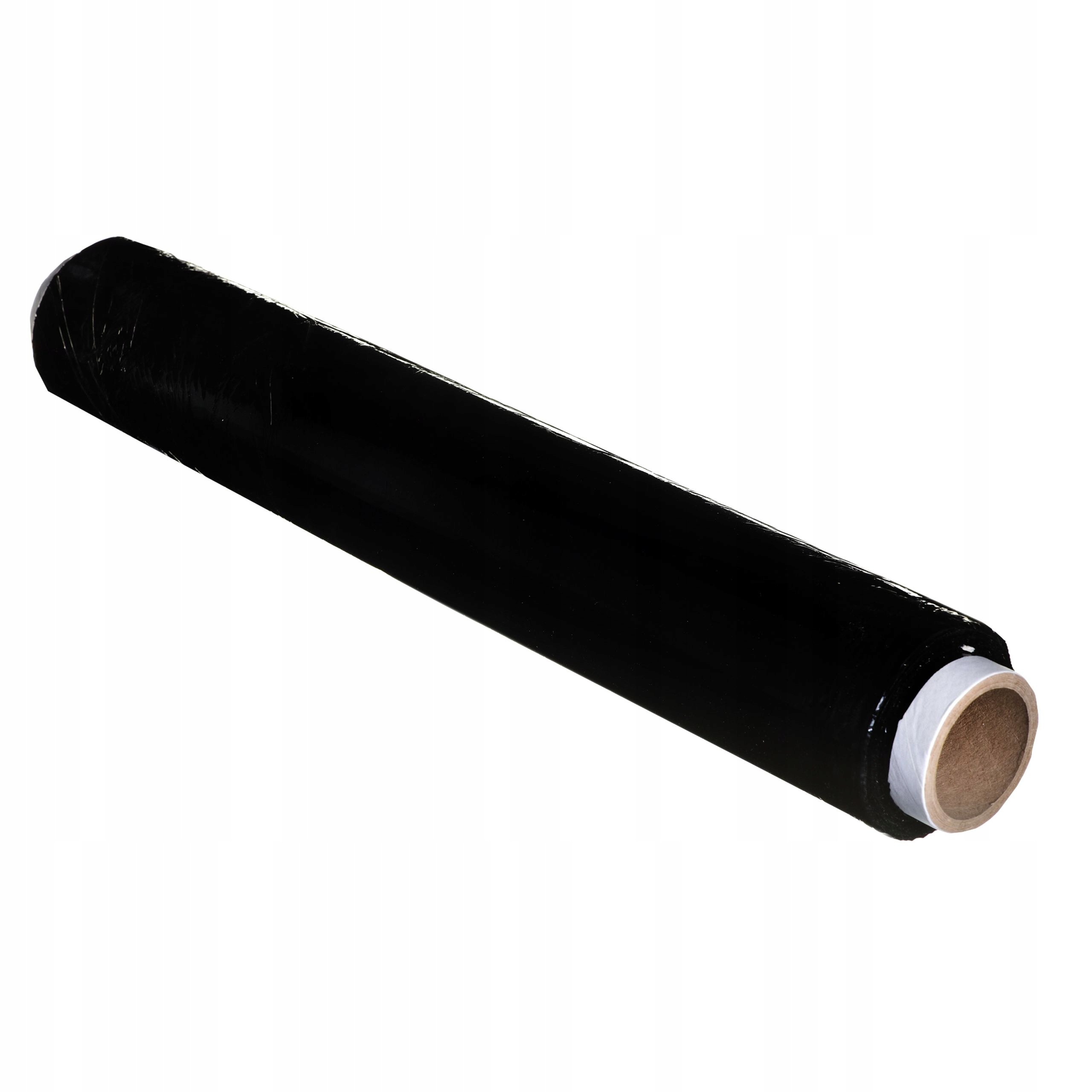 

Folia Stretch Czarna 1,5KG Dużo Foli Na Rolce
