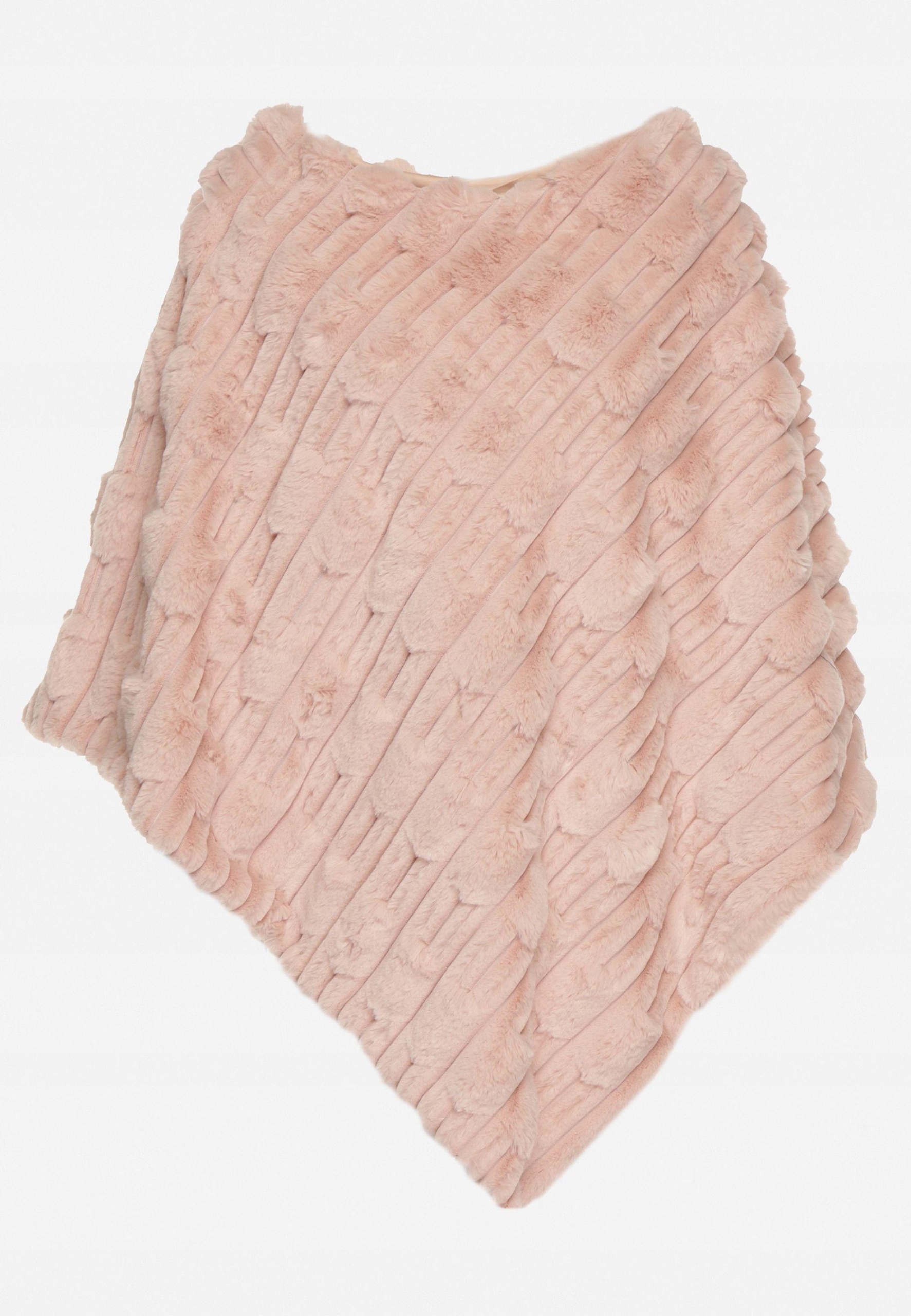 Born2Be Różowe Ponczo damski