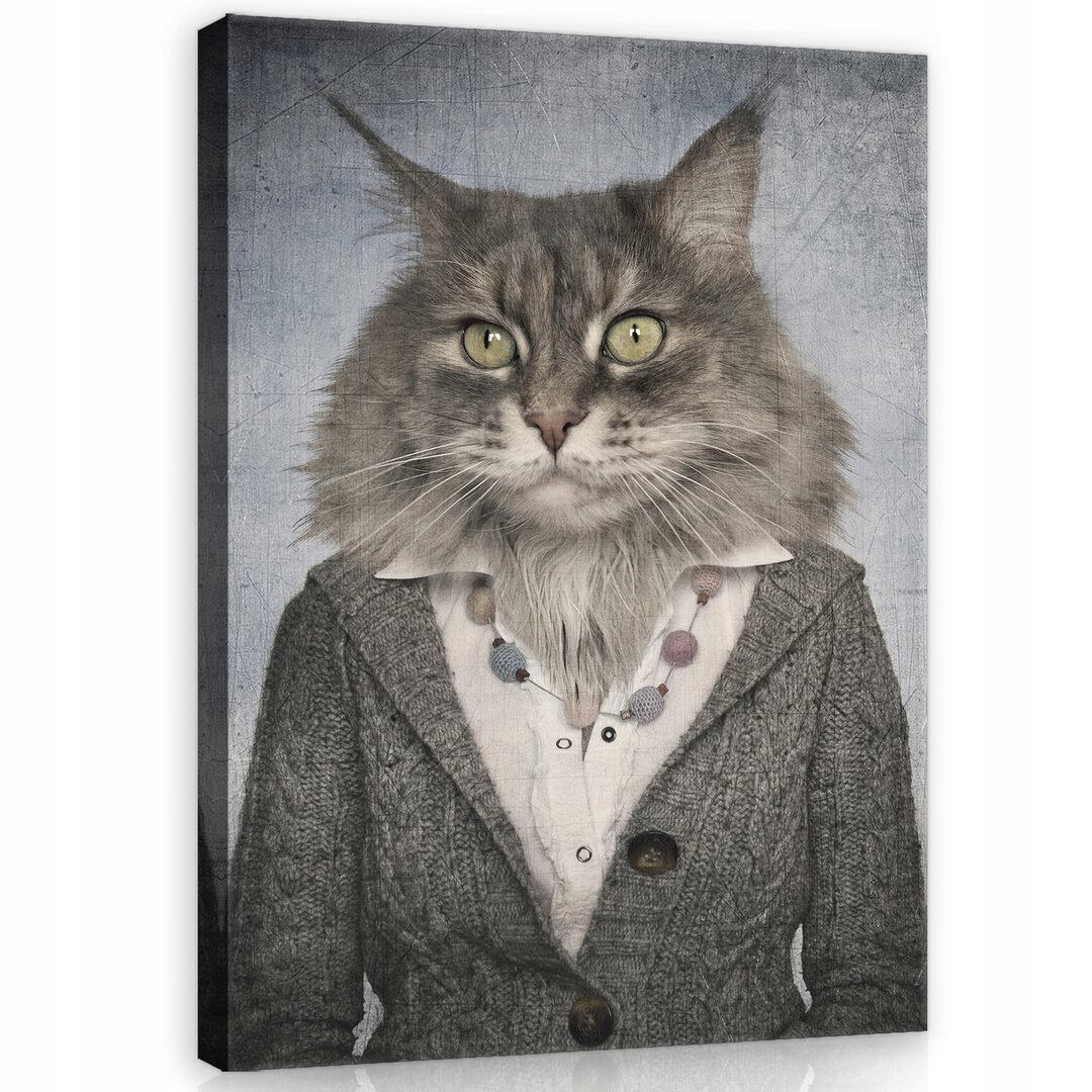 Obraz Na Plátně Canvas 75x100 Kočka Portrét