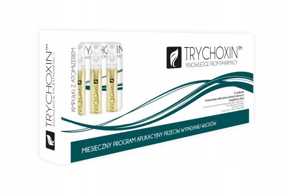 

Trychoxin Kuracja Przeciw Wypadaniu Włosów 24Dawki
