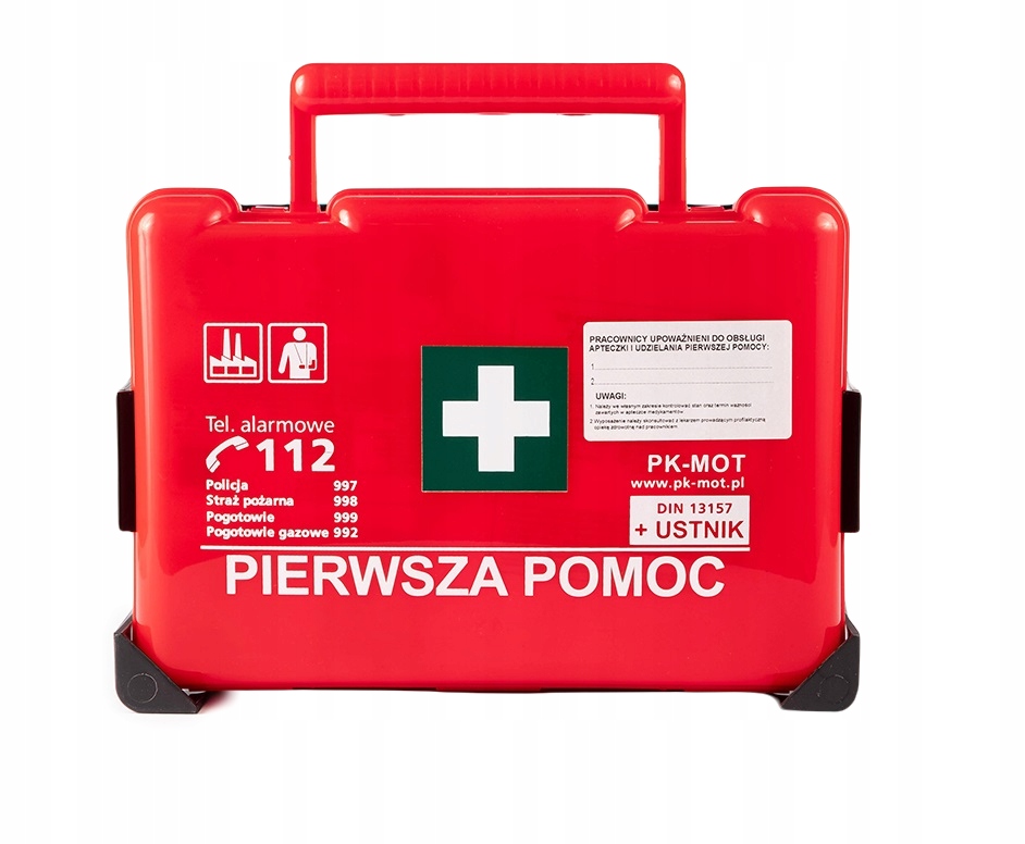 

Apteczka pierwszej pomocy Na Wieszaku Din 13164