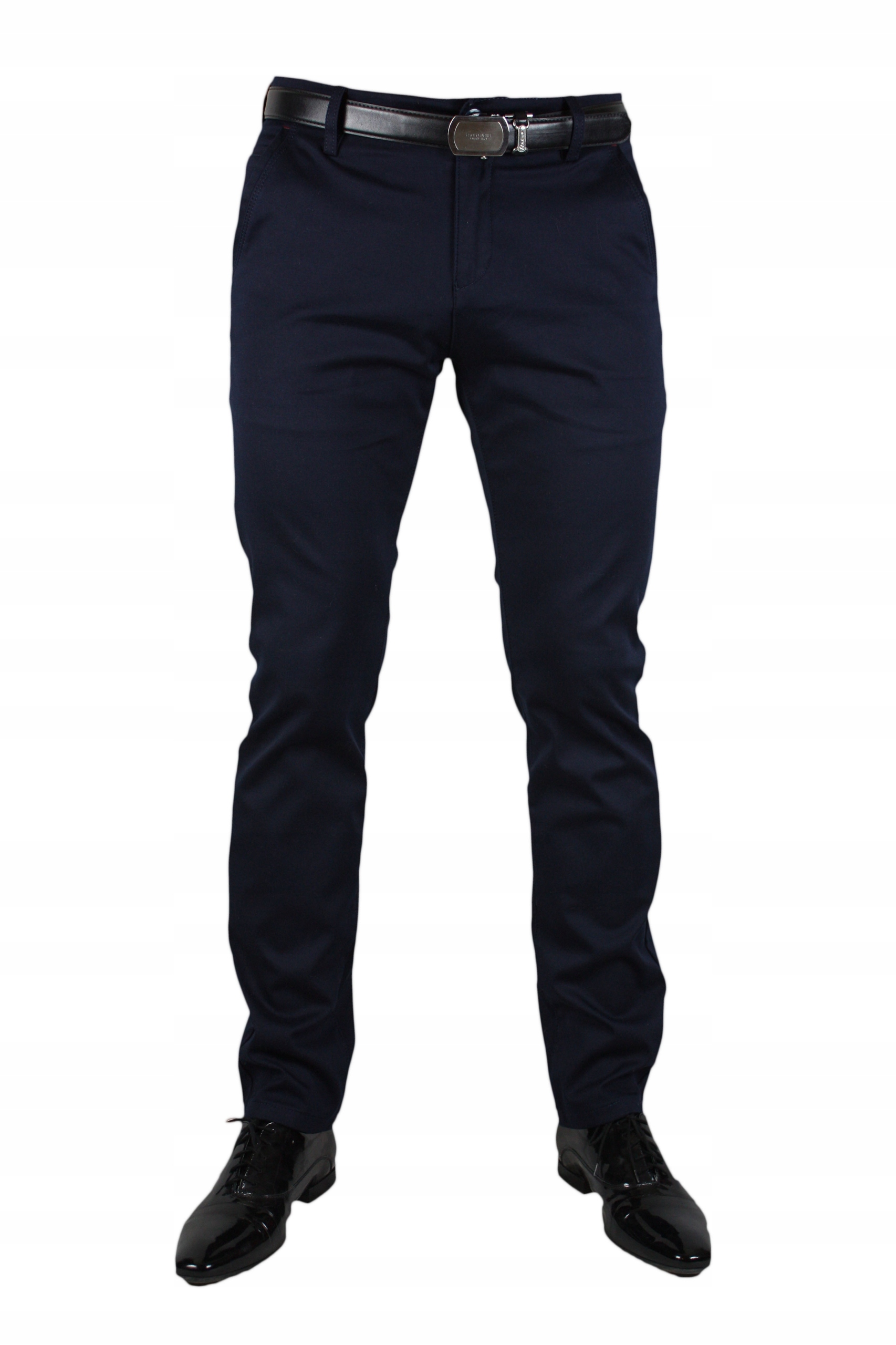 SPODNIE MĘSKIE WIZYTOWE CHINOS W35 L30 PAS 90-92 Marka inna