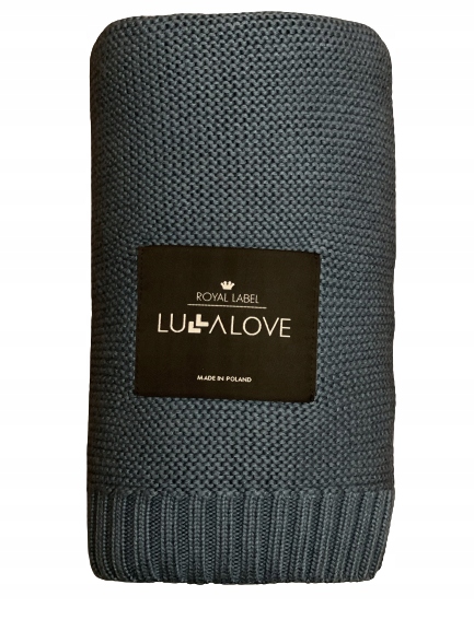 Bambusowy kocyk Petrol 120x100 cm Lullalove