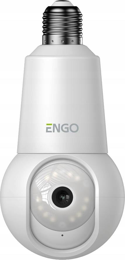 Engo Controls ECAM-E27 Kamera E27 Wifi 4MP 2560x1440 Ptz Ir Tf