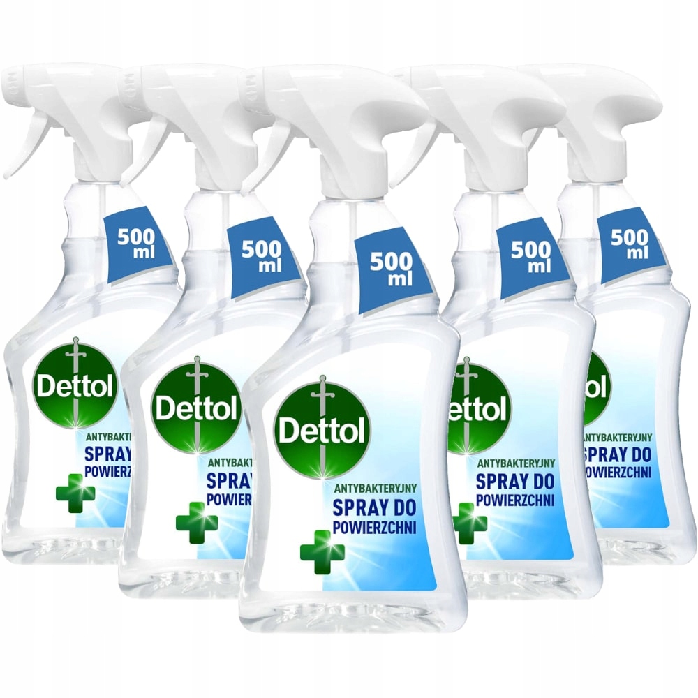 Levně Sada 5x Dettol Original sprej Antibakteriální 500ml dezinfekční