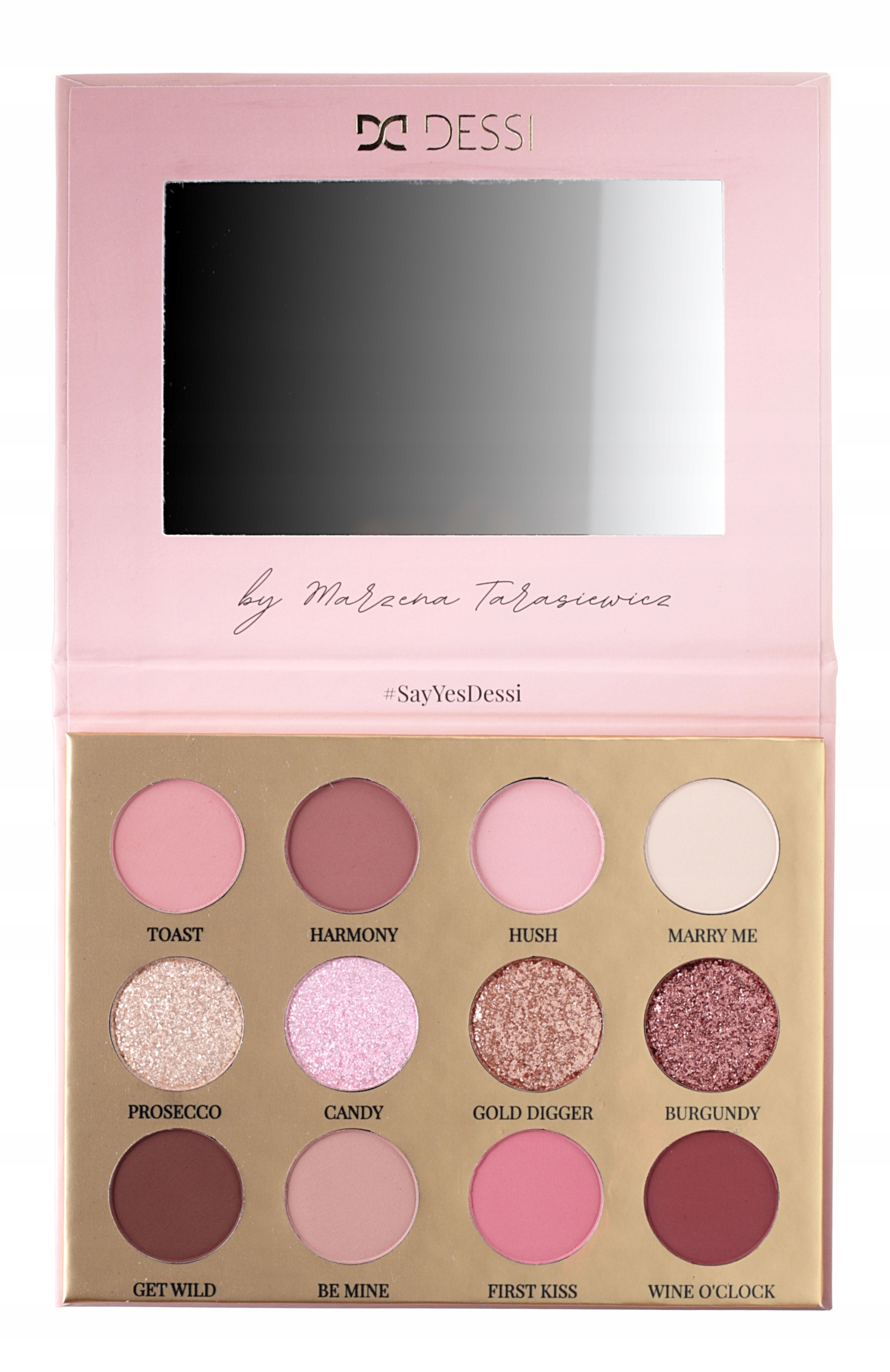 Dessi Say Yes Paleta 12 cieni do powiek