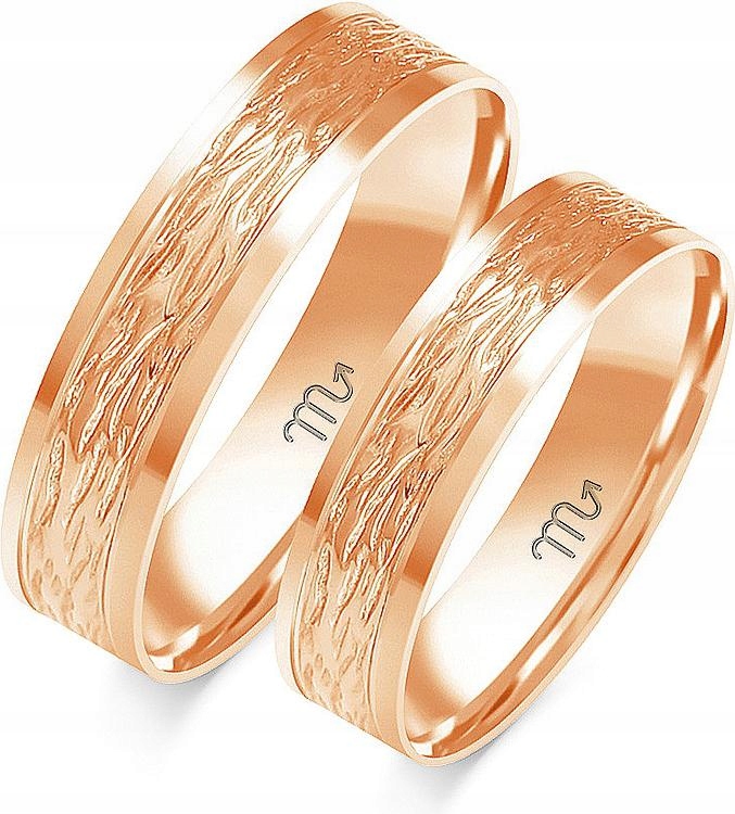 Zlatý snubní prsten moderní svatba 14K 585 vel. 35 36 37 módní svatební kolekce