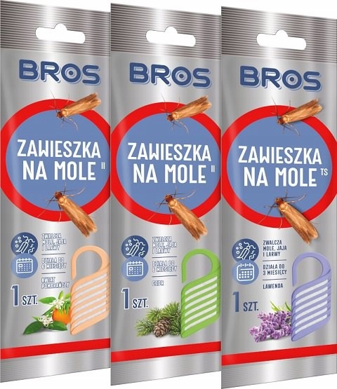 

Zawieszka na mole kwiat pomarańczy Bros 9218