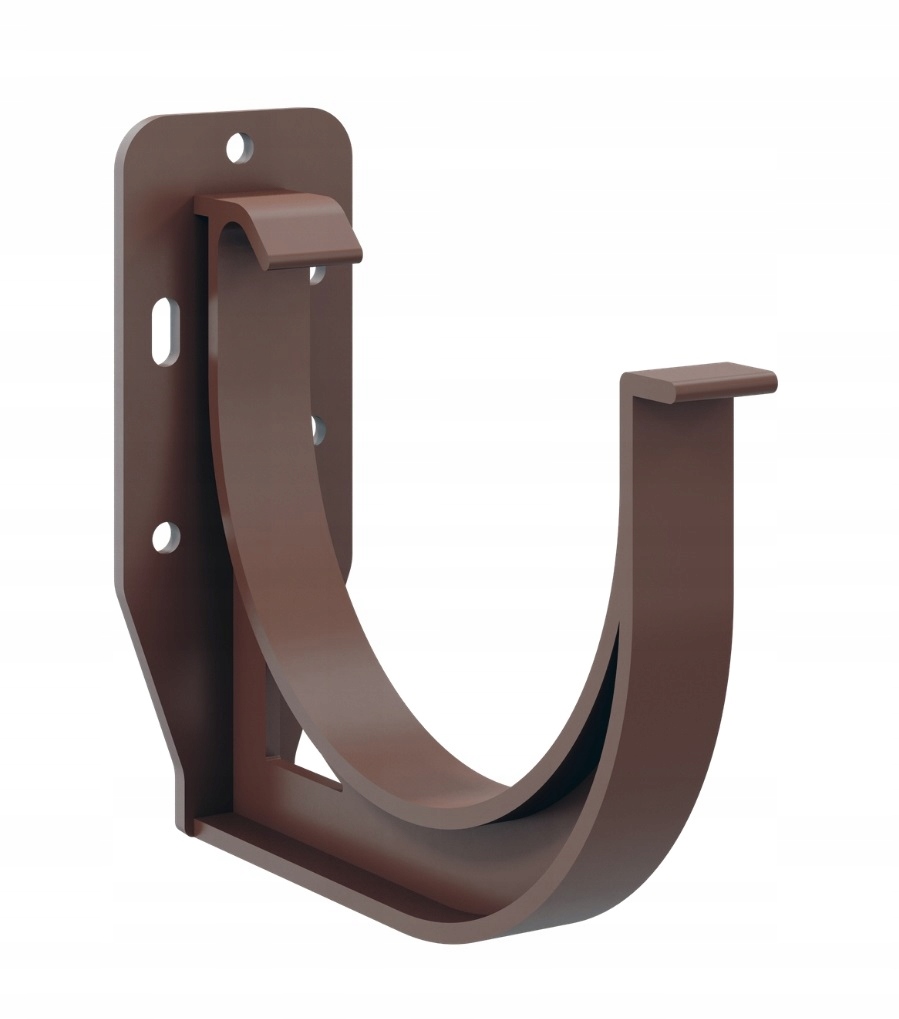 

Hak Uchwyt Rynhak Doczołowy Pvc 125 mm Brązowy